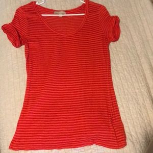 XS Orange/burnt orange Top. Banana republic